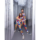 Boland disco babe tracksuit dames multicolor taille l