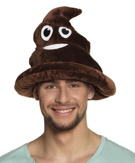 Boland Hat Poep Emoticône Unisexe 30 cm brun