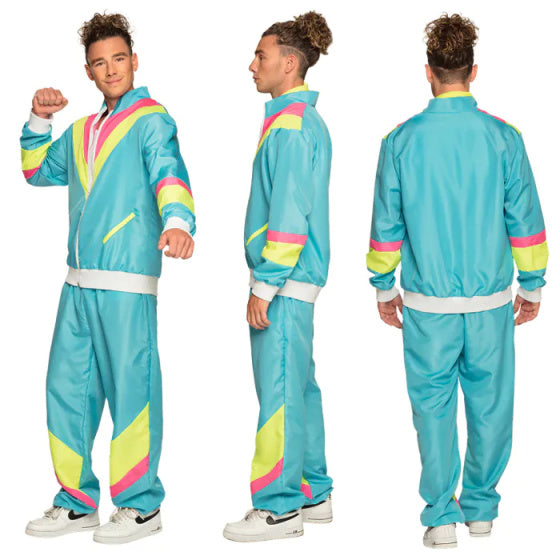 Boland rétro Tracksuit Men's Polyester Blue Taille S