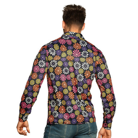 Boland Flower Shirt Men Poliester Rozmiar L