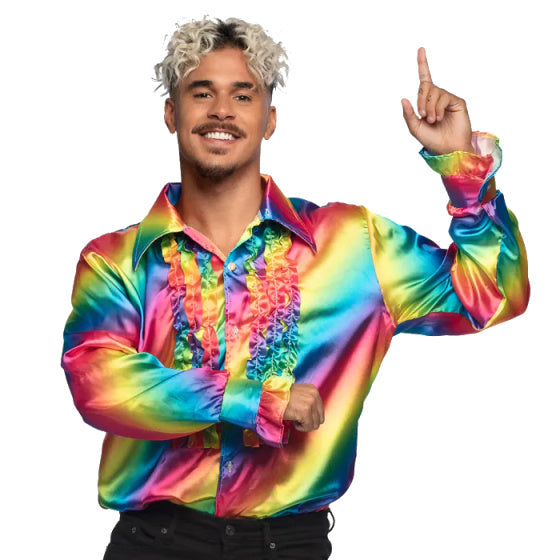 Boland St. Party Shirt Rainbow Taille xl