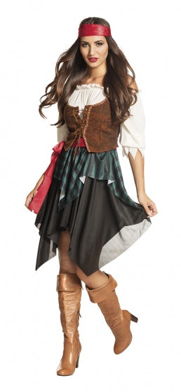 Boland Pirate Storm Costume Medames Black White Taille 36 38