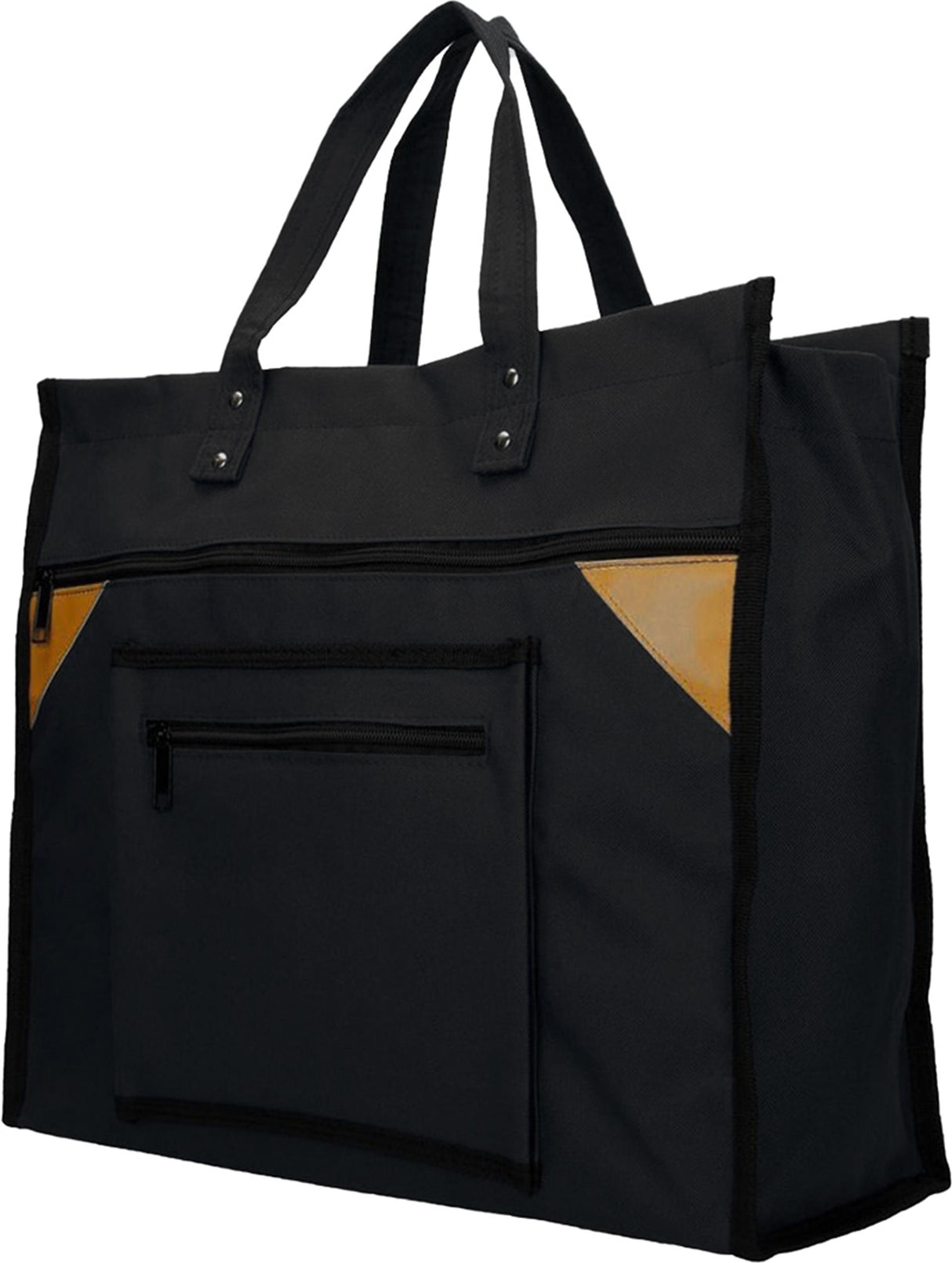 Sac shopping toile large noir