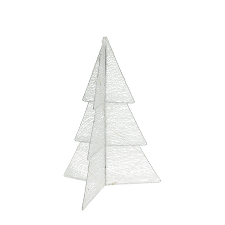 No brand arbre pliable avec LED 50 cm blanc | 2 pièces