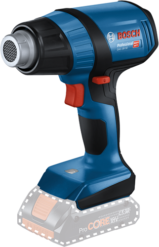 Pistolet à air chaud professionnel sans fil Hg Bosch Blue G 18v-50 | 18v | 300 - 500 °C | l-boxx-06012a6501