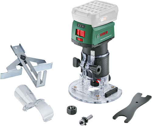 Fraiseuse sans fil verte Bosch | routeur de garniture avancé | 18v-8 | sans piles ni chargeur - 06039d5000