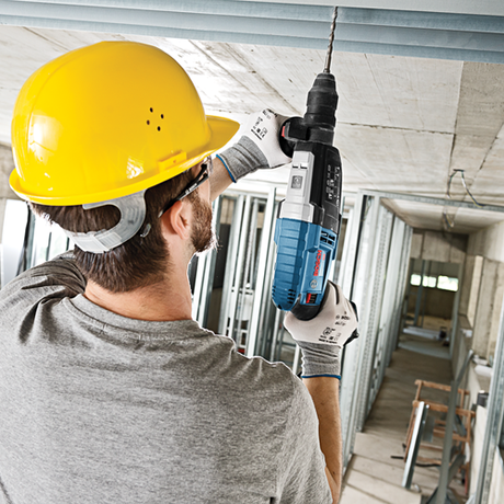 Bosch bleu gbh 2-28 f marteau combiné SDS-plus + mandrin sans clé en étui - 0611267600