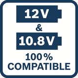 Batterie bleue Bosch gba 12v 6.0ah li-ion - 1600a00x7h