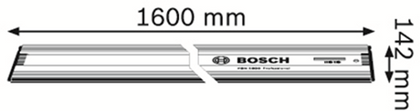 Accessoires Bosch fsn 1600 rails de guidage de règle bosch 1600 mm - 1600z0000f
