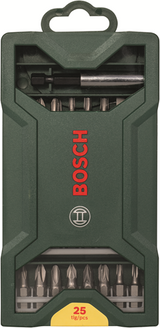 Bosch accessoires jeu d'embouts de tournevis mini-x-line 25 pièces - 2607019676