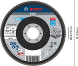Accessoires Bosch 1 disque à lamelles 125 x 571, idéal pour le métal droit, 80 - 2608607328