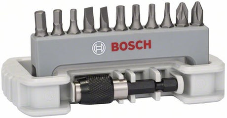 Jeu d'embouts de tournevis Bosch 11 pièces avec porte-embouts