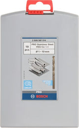 Bosch 19pcs coffret métal b.set pro hss-co 135°