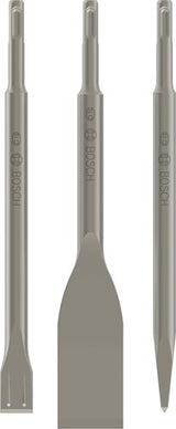 Accessoires Bosch Jeu de 3 burins professionnels SDS-plus | 2607019159 - 2607019159