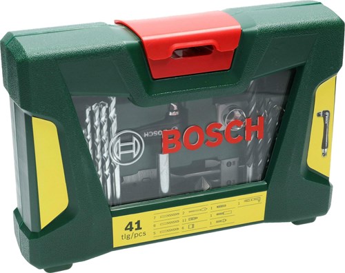 Bosch Accessories Jeu de 41 forets et embouts de tournevis V-Line avec porte-embout multifonctionnel - 2607017316