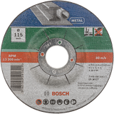 Accessoires Bosch Jeu de 5 disques à tronçonner courbés pour le métal | 115 x 2,5 mm - 2609256332