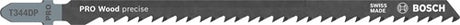 Accessoires Bosch 5 x précision pour lame de scie sauteuse à bois t344dp - 2608633a36