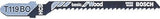 Bosch accessoires 5x basic pour lame de scie sauteuse à bois t119bo - 2608630310