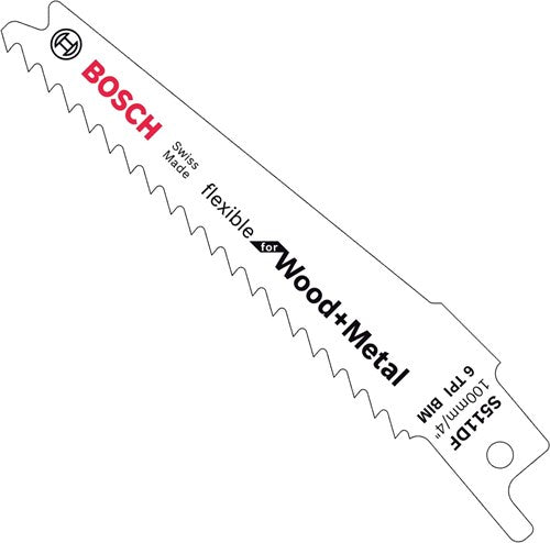 Accessoires Bosch 5x lame de scie alternative flexible pour bois et métal s511df - 2608657723