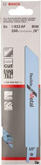 Accessoires Bosch 5x lame de scie alternative flexible pour métal s922af - 2608656013