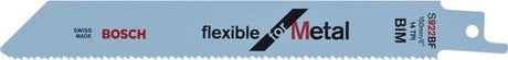 Accessoires Bosch 5x lame de scie alternative flexible pour métal s922bf - 2608656014