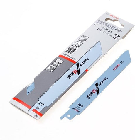 Accessoires Bosch 5x lame de scie alternative flexible pour métal s922bf - 2608656014