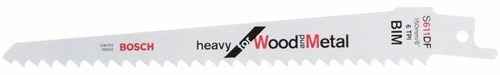 Accessoires Bosch 5x lame de scie alternative lourde pour bois et métal s1111df - 2608656261