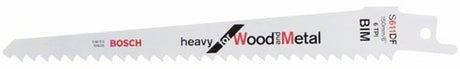 Accessoires Bosch 5x lame de scie alternative lourde pour bois et métal s1111df - 2608656261