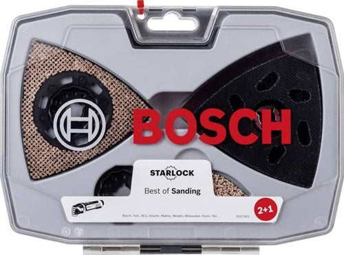 Accessoires Bosch Kit de ponçage Starlock Best of 6 pièces | pour, entre autres, gop pmf - 2608664133