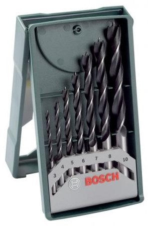 Bosch accessoires jeu de forets à bois mini-x-line 7 pièces - 2607019580