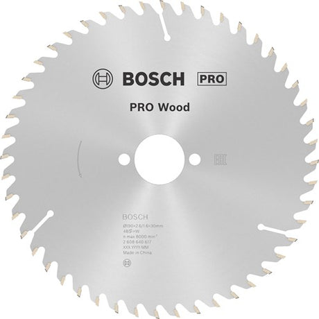 Bosch accessoires cirkzb opt 190x30x2,6 48t wz
