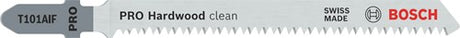 Bosch t 101 AIF Clean pour la lame de scie sauteuse en bois dur, 1