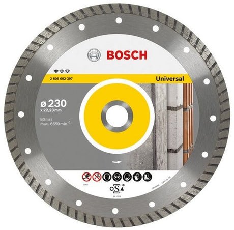 Accessoires Bosch disque à tronçonner diamanté 230mm turbo professionnel | 2608602397 - 2608602397