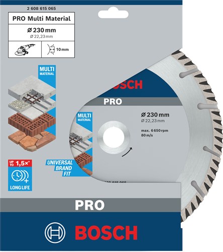 Bosch accessoires disque à tronçonner diamanté standard pour universel 230 mm - 2608615065