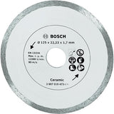 Bosch accessoires disque à tronçonner diamanté pour carreaux de céramique, 125 mm ø - 2607019473