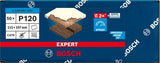 Bosch accessoires expert papier de verre c470 115 x 107 mm, k 120, 50 pièces - 2608901657