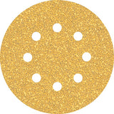 Bosch accessoires papier abrasif expert c470 pour ponceuses excentriques 125 mm, 8 trous, k40 5 pièces - 2608900803