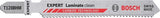 Bosch accessoires expert lame de scie sauteuse t128bhm 2pcs stratifié propre - 2608901707