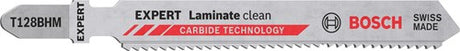 Bosch accessoires expert lame de scie sauteuse t128bhm 2pcs stratifié propre - 2608901707