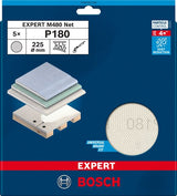 Bosch accessoires expert m480 filet de ponçage 225 mm, k 180, 5 pièces - 2608901638