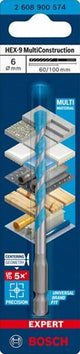 Bosch accessoires expert multiconstruction foret hex-9 6 x 60 x 100 mm - 1 pièce(s) - 2608900574