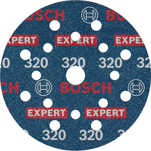 Bosch accessoires disque abrasif expert o780 avec support en film, 125 mm, g320, 6x - 2608902405