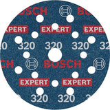 Bosch accessoires disque abrasif expert o780 avec support en film, 125 mm, g320, 6x - 2608902405
