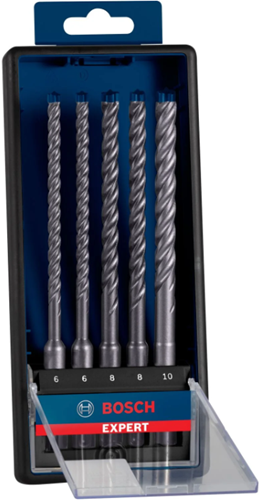 Bosch accessoires expert sds plus-7x marteau perforateur 6 6 8 8 10 mm 5 pièces - 2608900198
