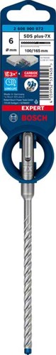 Bosch accessoires expert sds plus-7x hamerboor 6 x 100 x 165 mm - 1 pièce(s) - 2608900072