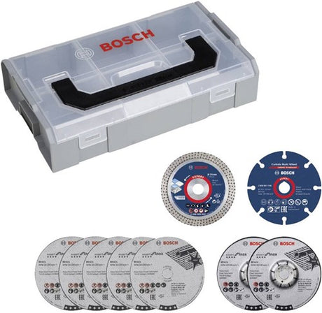 Kit d'accessoires Bosch pour meuleuse d'angle 76 mm | en mini l-boxx - 061599764g