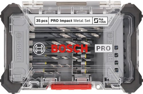 Bosch accessoires pro impact metal set | 35 stuks - 2608521u80