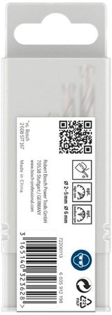 Bosch accessoires pro métal hss-g jeu de forets hélicoïdaux | 5 pièces - 2607019114