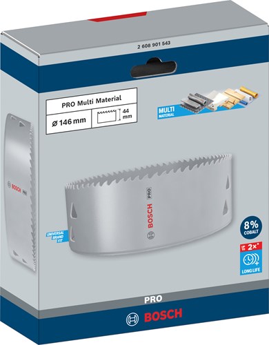 Bosch accessoires pro scie cloche multi-matériaux | 146 mm | avec filetage - 2608901543