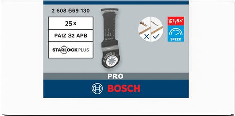 Accessoires Bosch lame de scie plongeante pro paiz 32 apb | 32x60mm | 1 pièce - 2608669130